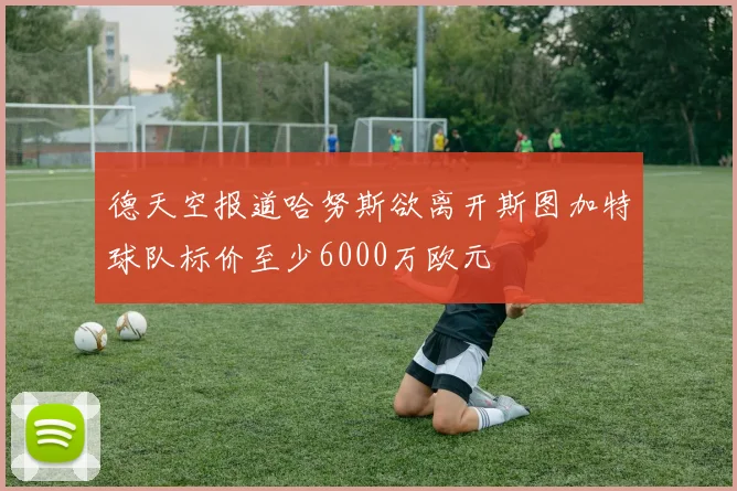 德天空报道哈努斯欲离开斯图加特球队标价至少6000万欧元